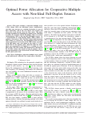 Cover page: Optimal Power Allocation for Cooperative Multiple Access With Non-Ideal Full-Duplex Sources