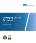 Cover page: Identifying Excess Pavement: A Quantitative Analysis of Streets in the Dallas-Fort Worth Metroplex