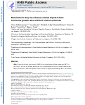 Cover page: Nonalcoholic fatty liver disease-related hepatocellular carcinoma growth rates and their clinical outcomes