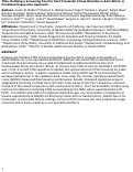 Cover page: Defining a screening tool for post-traumatic stress disorder in East Africa: a penalized regression approach