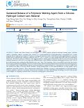 Cover page: Sustained Release of a Polymeric Wetting Agent from a Silicone-Hydrogel Contact Lens Material