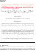 Cover page of Coping with Gray Markets: The Impact of Market Conditions and Product Characteristics
