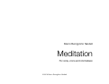Cover page: Meditation
