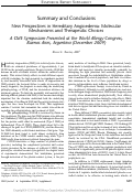 Cover page: Summary and Conclusions: New Perspectives in Hereditary Angioedema: Molecular Mechanisms and Therapeutic Choices: A CME Symposium Presented at the World Allergy Congress, Buenos Aires, Argentina (December 2009)