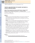 Cover page: Selective angioembolization for traumatic renal injuries: a survey on clinician practice