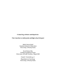 Cover page: Connecting Entrance and Departure: The Transition to Ninth Grade and High School Dropout