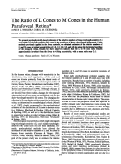 Cover page: The ratio of L cones to M cones in the human parafoveal retina