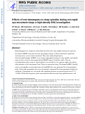 Cover page: Effects of oral temazepam on sleep spindles during non-rapid eye movement sleep: A high-density EEG investigation