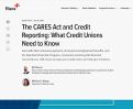 Cover page: The CARES Act and Credit Reporting: What Credit Unions Need to Know (Filene Blog Post)