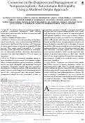 Cover page: Consensus on the Diagnosis and Management of Nonparaneoplastic Autoimmune Retinopathy Using a Modified Delphi Approach