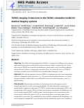 Cover page: TOPAS-imaging: extensions to the TOPAS simulation toolkit for medical imaging systems.