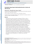 Cover page: Psychiatric drugs impact mitochondrial function in brain and other tissues