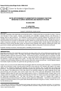 Cover page: ON THE APPORTIONMENT OF ADMINISTRATIVE GOVERNANCE FUNCTIONS WITHIN MULTI-CAMPUS UNIVERSITIES AND UNIVERSITY SYSTEMS