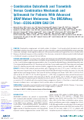 Cover page: Combination Dabrafenib and Trametinib Versus Combination Nivolumab and Ipilimumab for Patients With Advanced BRAF-Mutant Melanoma: The DREAMseq Trial—ECOG-ACRIN EA6134