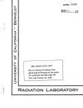 Cover page: SUMMARY OF RESEARCH MEETING OF DEC. 6, 1951