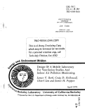 Cover page: DESIGN OF A MOBILE LABORATORY FOR VENTILATION STUDIES AND INDOOR AIR POLLUTION MONITORING