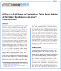 Cover page: A Place to Call Home: A Synthesis of Delta Smelt Habitat in the Upper San Francisco Estuary