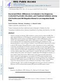 Cover page: Racial and Ethnic Differences in Substance Use Diagnoses, Comorbid Psychiatric Disorders, and Treatment Initiation among HIV-Positive and HIV-Negative Women in an Integrated Health Plan