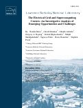 Cover page: The Electrical Grid and Supercomputing Centers: An Investigative Analysis ofEmerging Opportunities and Challenges