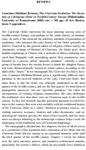 Cover page: The Cistercian Evolution: The Invention of a Religious Order in Twelfth-Century Europe (review)