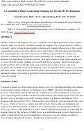 Cover page: A Constitutive Model Controlling Damping for 2D and 3D Site Response