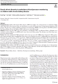 Cover page: Racial-ethnic diversity in ambulatory blood pressure monitoring in children with chronic kidney disease