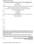 Cover page: Optimal design of multiple-objective Lot Quality Assurance Sampling (LQAS) plans