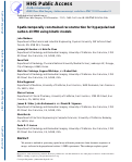 Cover page: Spatio-Temporally Constrained Reconstruction for Hyperpolarized Carbon-13 MRI Using Kinetic Models