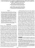 Cover page: A neural dynamic process model of combined bottom-up and top-down guidance in triple conjunction visual search