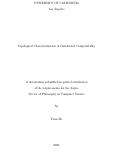 Cover page: Topological Characterization of Distributed Computability