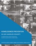 Cover page: Homelessness Prevention in Los Angeles County