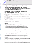 Cover page: Executive functioning trajectories and their prospective association with inflammatory biomarkers in schizophrenia and non-psychiatric comparison participants.