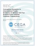 Cover page: Corruption Dynamics in International Trade: Evidence on Bribery and Tax Evasion from Tunisian Customs Transactions