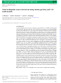 Cover page: Joint earthquake source inversions using seismo-geodesy and 3-D earth models