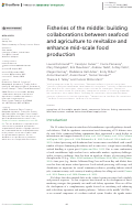 Cover page of Fisheries of the Middle: Building collaborations between seafood and agriculture to revitalize and enhance mid-scale food production.