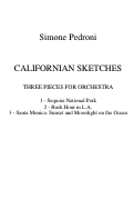 Cover page: Californian Sketches