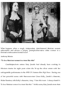 Cover page of “To be a Mexican Woman in a Town Like This”