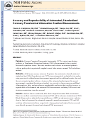 Cover page: Accuracy and reproducibility of automated, standardized coronary transluminal attenuation gradient measurements