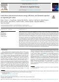 Cover page: Load-driven interactions between energy efficiency and demand response on regional grid scales