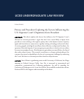 Cover page: Privacy and Precedent: Exploring the Factors Influencing the U.S. Supreme Court’s Departures from Precedent