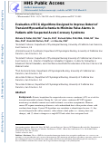 Cover page: Evaluation of ECG algorithms designed to improve detect of transient myocardial ischemia to minimize false alarms in patients with suspected acute coronary syndrome