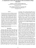 Cover page: A Computational Account of the Development of the Generalization of Shape Information