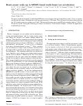 Cover page: Beam power scale-up in MEMS based multi-beam ion accelerators