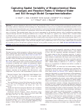 Cover page: Capturing Spatial Variability of Biogeochemical Mass Exchanges and Reaction Rates in Wetland Water and Soil through Model Compartmentalization