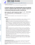 Cover page: Citalopram, methylphenidate, or their combination in geriatric depression: a randomized, double-blind, placebo-controlled trial.