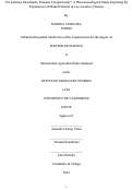 Cover page: “No Estamos Enseñando, Estamos Compartiendo”: A Phenomenological Study Exploring the Experiences of Model Farmers in Los Asientos, Panama