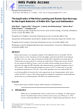 Cover page: The application of machine-learning and Raman spectroscopy for the rapid detection of edible oils type and adulteration