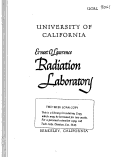 Cover page: RECOIL STUDIES OF HEAVY ELEMENT NUCLEAR REACTIONS II