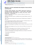 Cover page: MetaCyto: A Tool for Automated Meta-analysis of Mass and Flow Cytometry Data