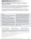 Cover page: Effects of Age and Disease Severity on Systemic Corticosteroid Responses in Asthma